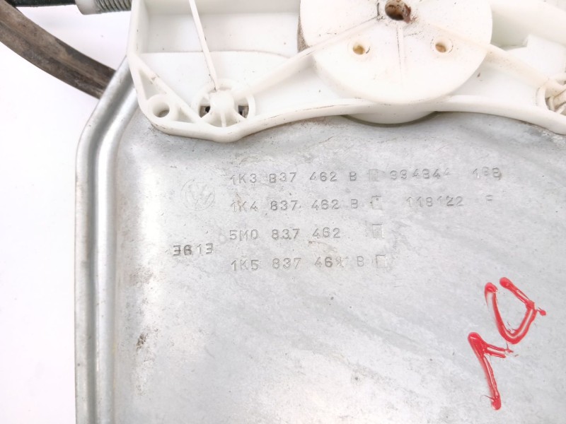 Recambio de elevalunas delantero derecho para volkswagen golf v (1k1) 1.9 tdi referencia OEM IAM 1K3837462  