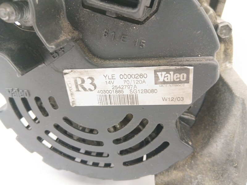 Recambio de alternador para mg mg zt cdti referencia OEM IAM 2542797A  