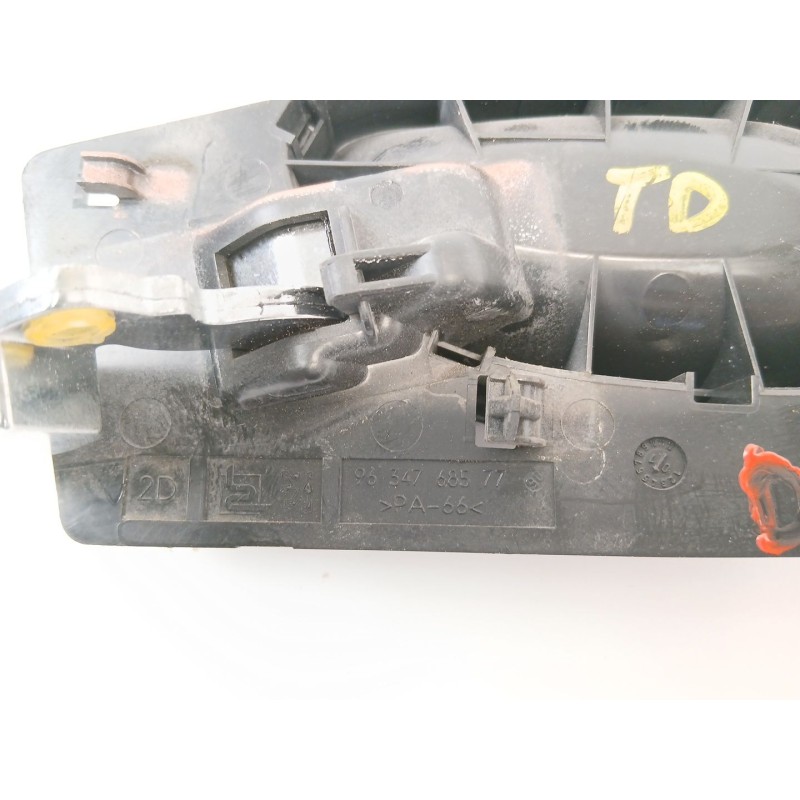 Recambio de maneta interior trasera derecha para peugeot 307 (3a/c) 1.6 16v referencia OEM IAM 9634768577  