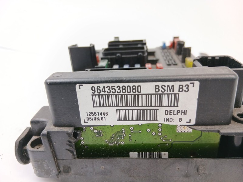 Recambio de caja reles / fusibles para peugeot 307 (3a/c) 1.6 16v referencia OEM IAM 9643538080  