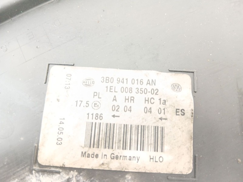 Recambio de faro derecho para volkswagen passat berlina (3b3) 1.9 tdi referencia OEM IAM 3B0941016  
