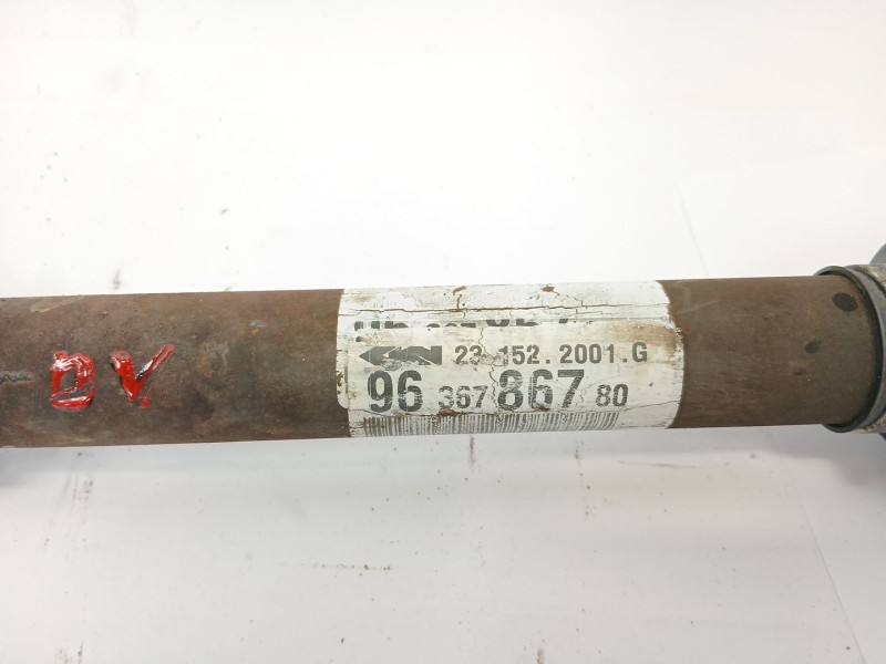 Recambio de transmision delantera izquierda para peugeot 307 (3a/c) 1.6 16v referencia OEM IAM 9636786780  