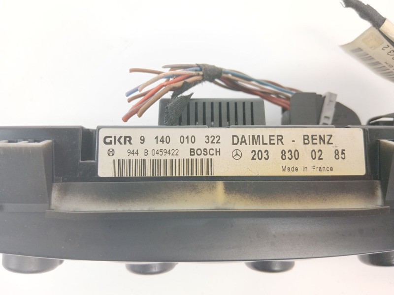 Recambio de mando climatizador para mercedes-benz clase c (w203) c 220 cdi (203.006) referencia OEM IAM 2038300285  