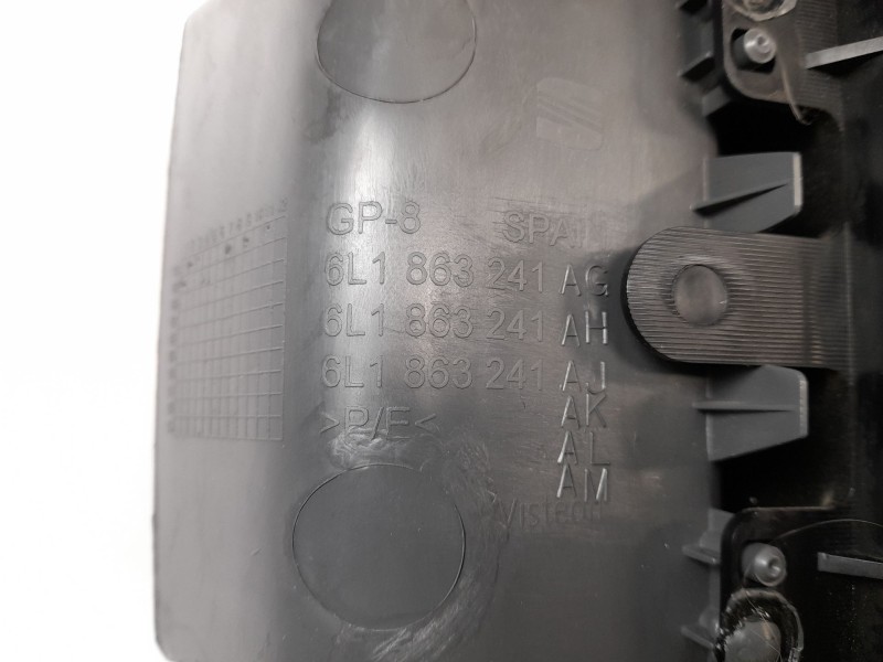 Recambio de consola central para seat ibiza (6l1) 1.4 tdi referencia OEM IAM 6L1863241AG  