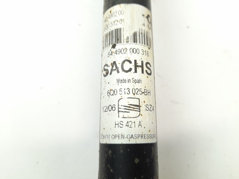 Recambio de amortiguador trasero para seat ibiza (6l1) 1.4 tdi referencia OEM IAM 6Q0513025BH  