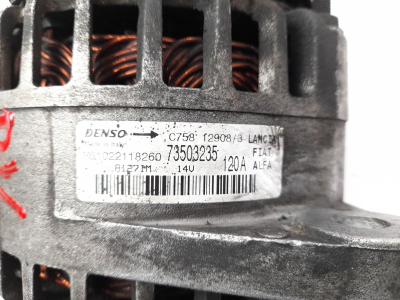 Recambio de alternador para fiat stilo (192) 1.9 jtd 140 dynamic multijet referencia OEM IAM 73503235  