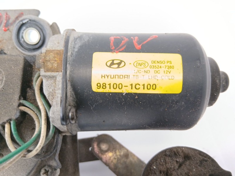 Recambio de motor limpia delantero para hyundai getz (tb) 1.1 básico referencia OEM IAM 981001C100  