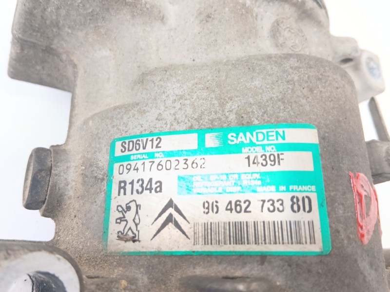 Recambio de compresor aire acondicionado para citroën c3 1.1 vivace referencia OEM IAM SD6V12  9646273380