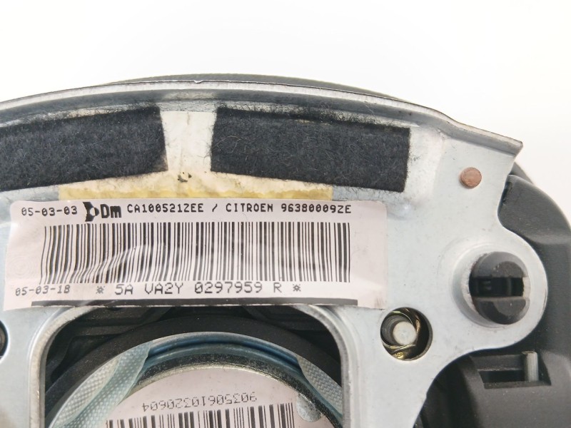 Recambio de airbag delantero izquierdo para citroën c3 1.1 vivace referencia OEM IAM 96380009  