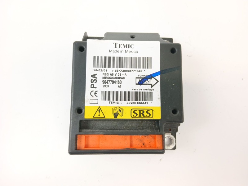 Recambio de centralita airbag para citroën c3 1.1 vivace referencia OEM IAM 9647794180  