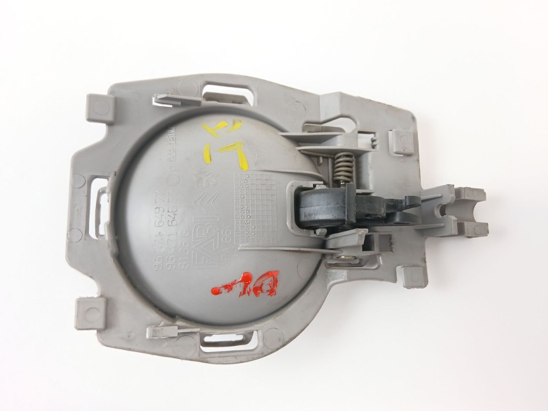 Recambio de maneta interior delantera izquierda para citroën c3 1.1 vivace referencia OEM IAM 9647164677  