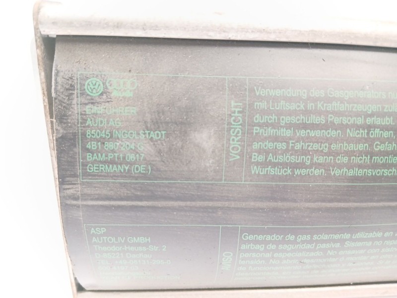 Recambio de airbag delantero derecho para audi a6 avant (4b5) 2.5 tdi referencia OEM IAM 4B1880204  