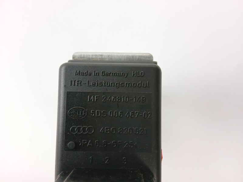 Recambio de resistencia calefaccion para audi a6 avant (4b5) 2.5 tdi referencia OEM IAM 246810149  
