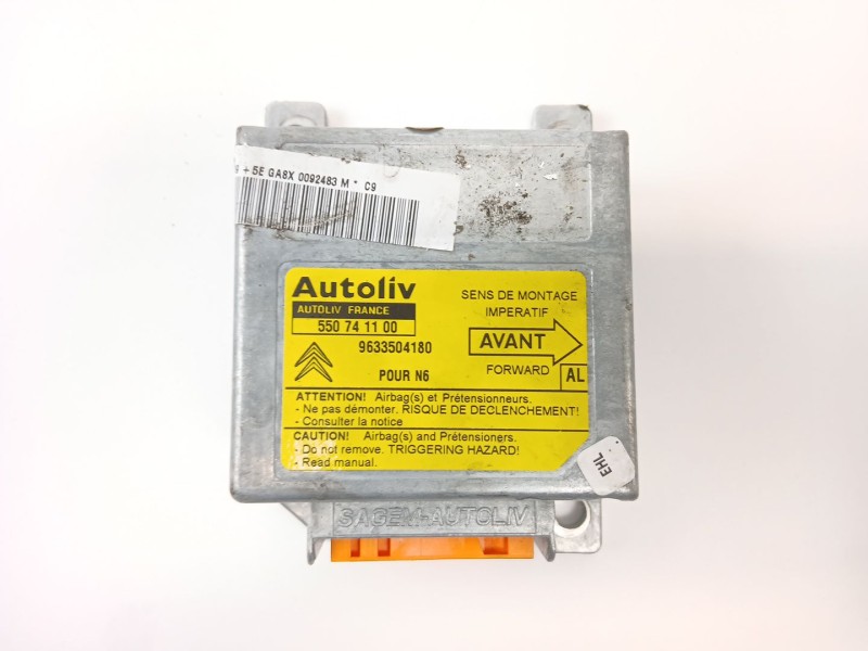 Recambio de centralita airbag para citroën xsara (n1) 1.9 d referencia OEM IAM 550741100  