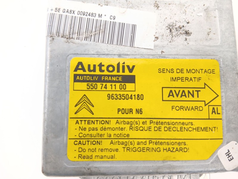 Recambio de centralita airbag para citroën xsara (n1) 1.9 d referencia OEM IAM 550741100  