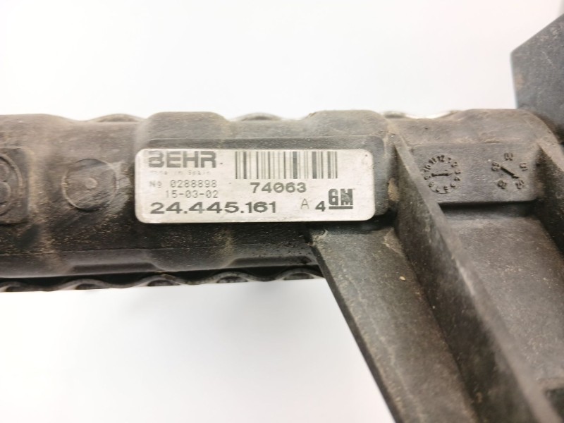 Recambio de radiador agua para opel corsa c club referencia OEM IAM 24445161  