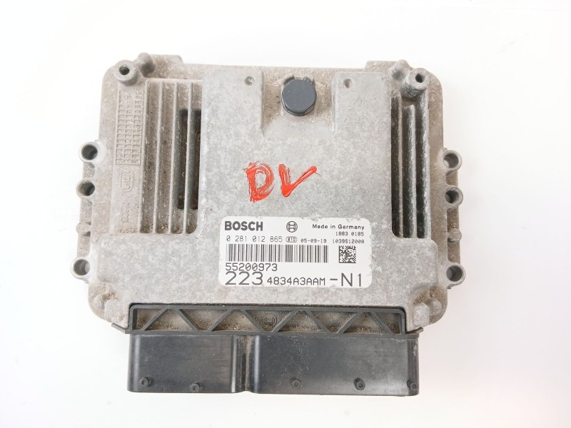 Recambio de centralita motor uce para fiat doblo (119) 1.9 jtd cat referencia OEM IAM 0281012865  