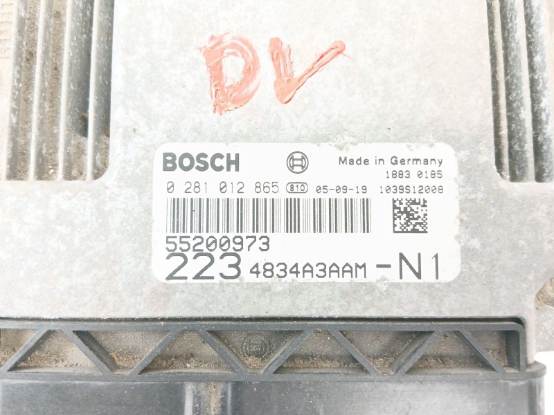 Recambio de centralita motor uce para fiat doblo (119) 1.9 jtd cat referencia OEM IAM 0281012865  