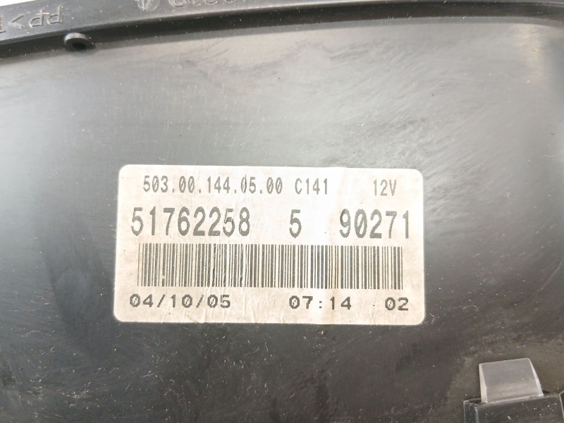 Recambio de cuadro instrumentos para fiat doblo (119) 1.9 jtd cat referencia OEM IAM 51762258  