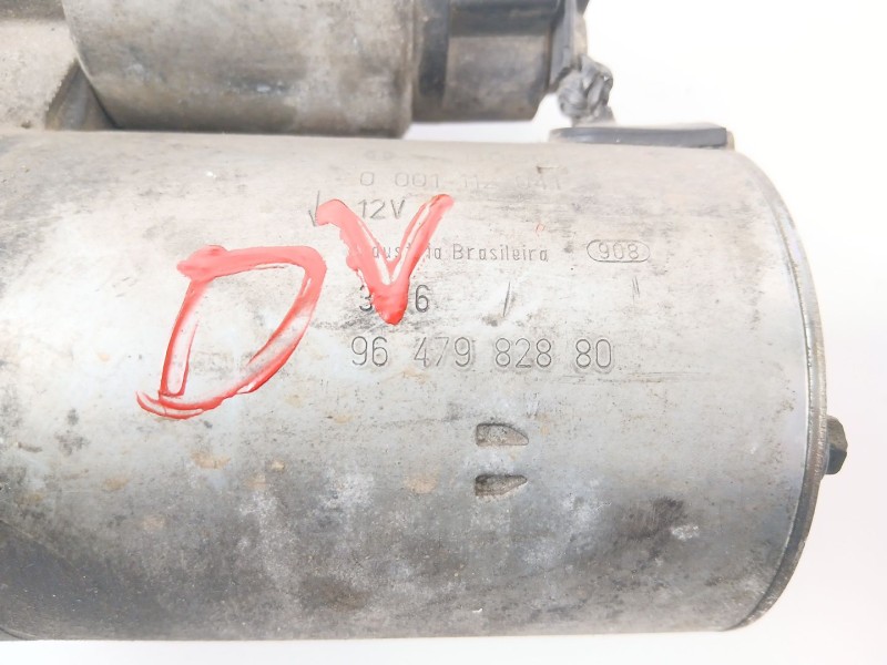 Recambio de motor arranque para peugeot 206 sw x-line referencia OEM IAM 9647982880  