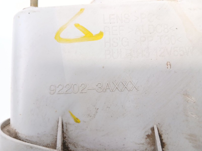 Recambio de faro antiniebla derecho para hyundai trajet (fo) 2.0 16v cat referencia OEM IAM 92202-3AXXX  