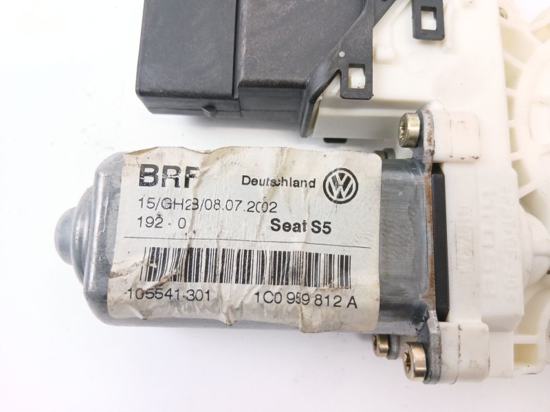Recambio de motor elevalunas trasero derecho para seat leon (1m1) 1.6 16v referencia OEM IAM 1C1959812A  