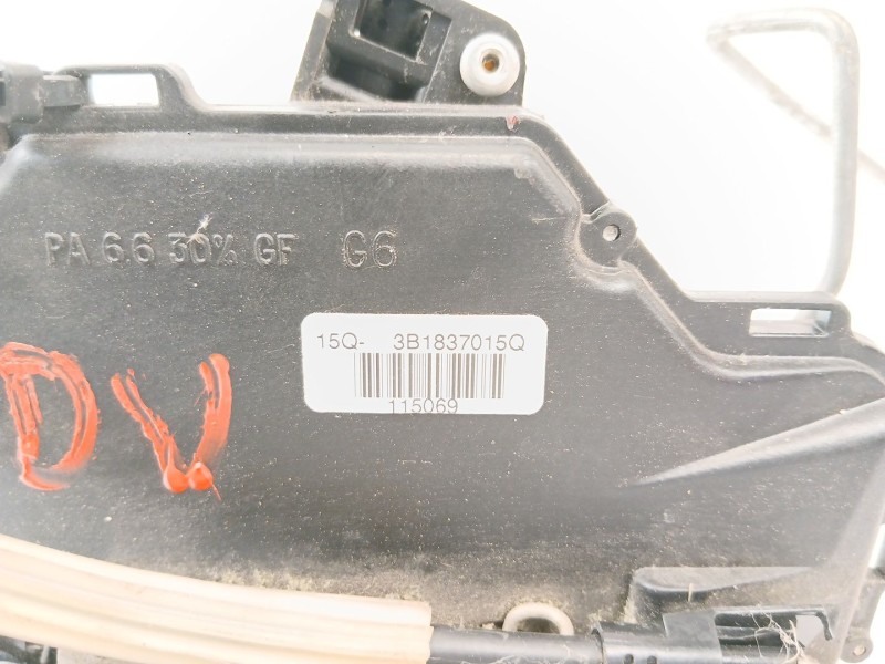 Recambio de cerradura puerta delantera izquierda para seat leon (1m1) 1.6 16v referencia OEM IAM 3B1837075  