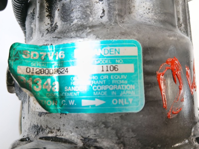 Recambio de compresor aire acondicionado para peugeot 406 (8b) 1.9 td referencia OEM IAM SD7V16  