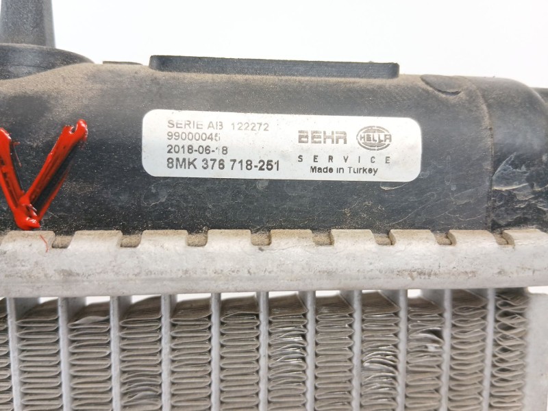 Recambio de radiador agua para peugeot 206 sw x-line referencia OEM IAM 8MK376718-251  