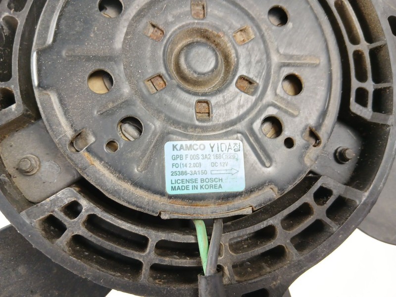 Recambio de electroventilador para hyundai trajet (fo) 2.0 16v cat referencia OEM IAM 25386-3A150  