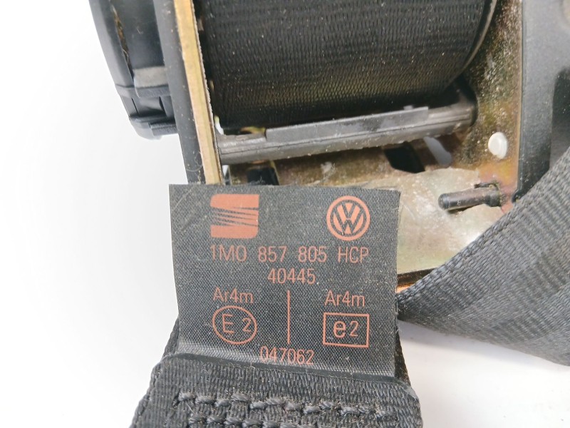 Recambio de cinturon seguridad trasero izquierdo para seat leon (1m1) 1.6 16v referencia OEM IAM 1M0857805  