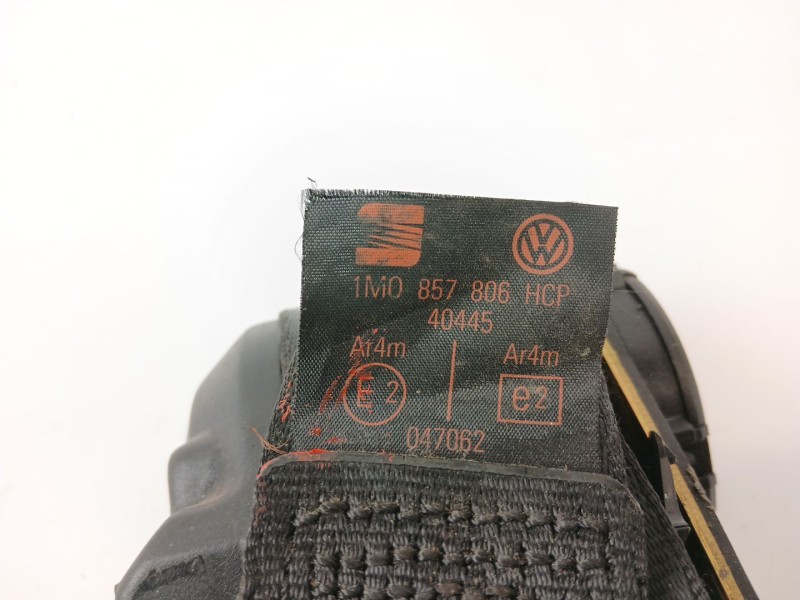 Recambio de cinturon seguridad trasero derecho para seat leon (1m1) 1.6 16v referencia OEM IAM 1M0857806  