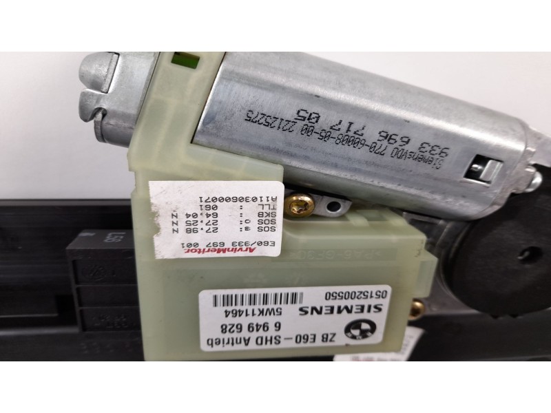 Recambio de techo electrico para bmw serie 5 berlina (e60) 535 d referencia OEM IAM 895696913 54137033544 67616949628