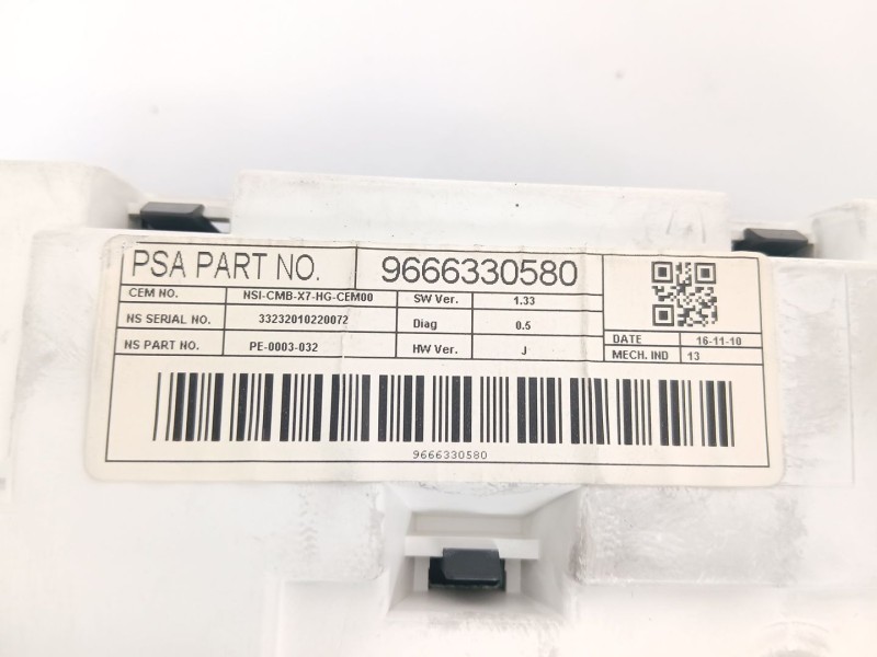 Recambio de cuadro instrumentos para citroën c5 iii (rd_) 2.0 hdi 140 referencia OEM IAM 9666330580  