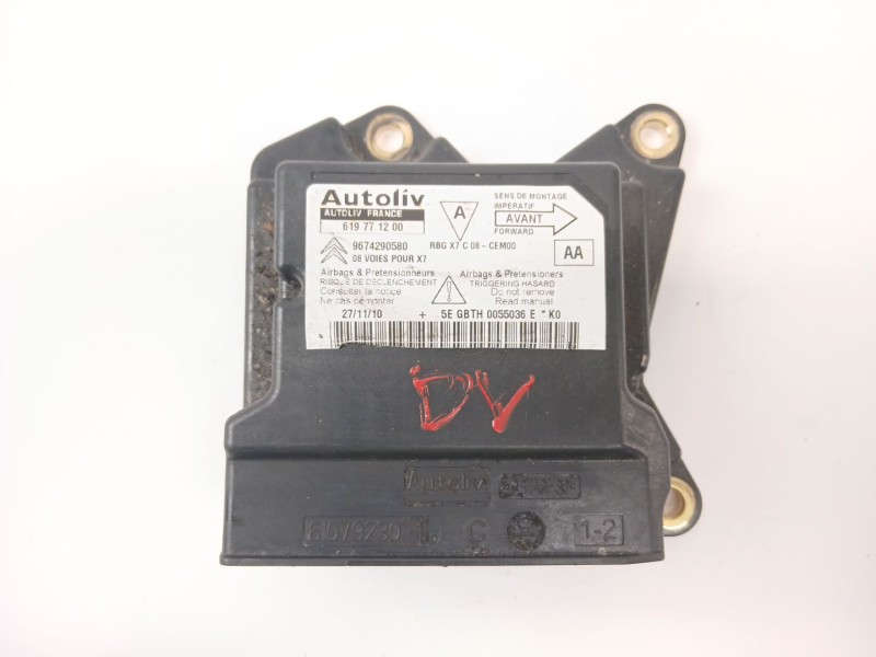 Recambio de centralita airbag para citroën c5 iii (rd_) 2.0 hdi 140 referencia OEM IAM 9674290580  