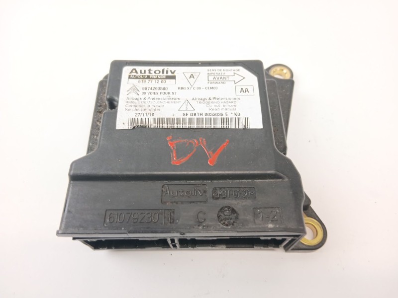 Recambio de centralita airbag para citroën c5 iii (rd_) 2.0 hdi 140 referencia OEM IAM 9674290580  