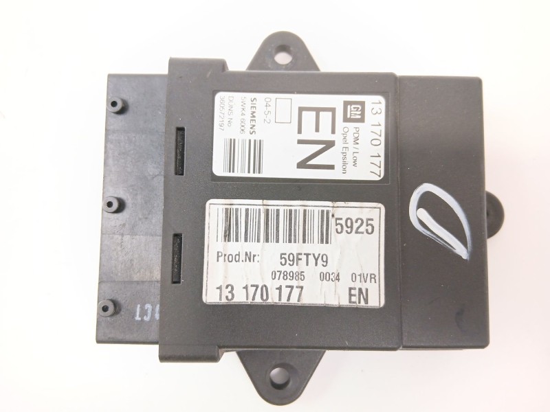 Recambio de centralita cierre para opel vectra c gts (z02) 1.9 cdti (f68) referencia OEM IAM 13170177  