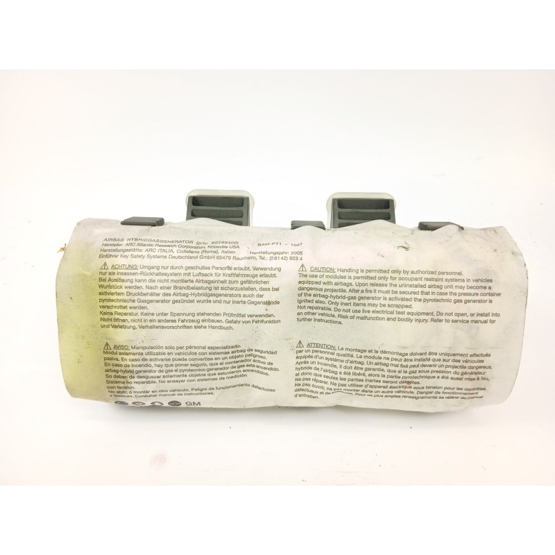 Recambio de airbag delantero derecho para opel vectra c gts (z02) 1.9 cdti (f68) referencia OEM IAM 24413420  
