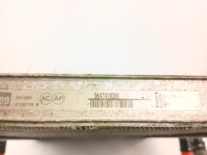 Recambio de radiador agua para citroën xsara (n1) 2.0 hdi 109 referencia OEM IAM 9647419280  