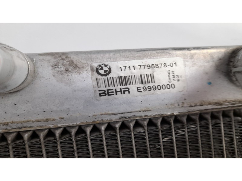 Recambio de radiador agua para bmw serie 5 berlina (e60) 535 d referencia OEM IAM 17117795878 E9990000 