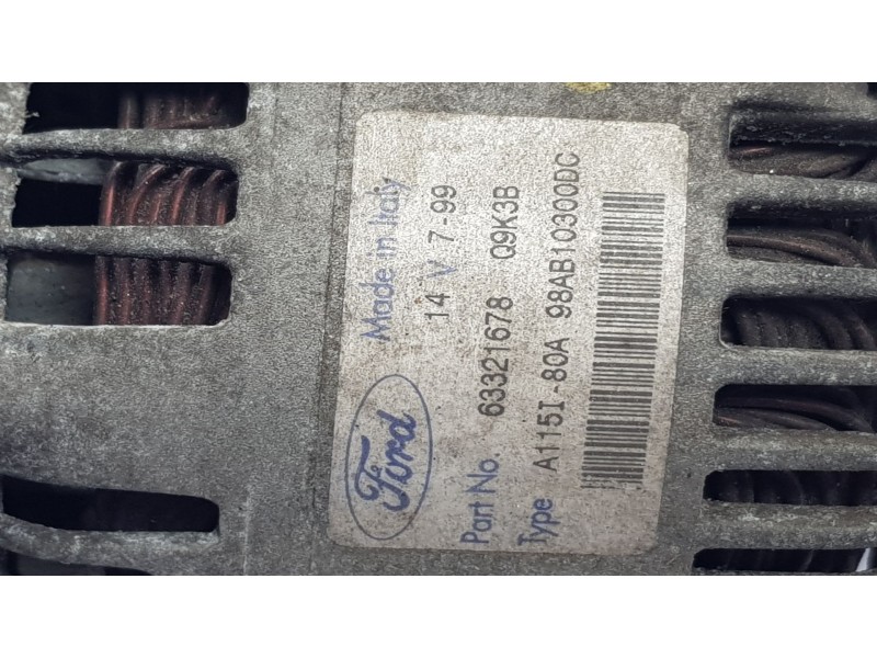 Recambio de alternador para ford focus (daw, dbw) 2.0 16v referencia OEM IAM 63321678  