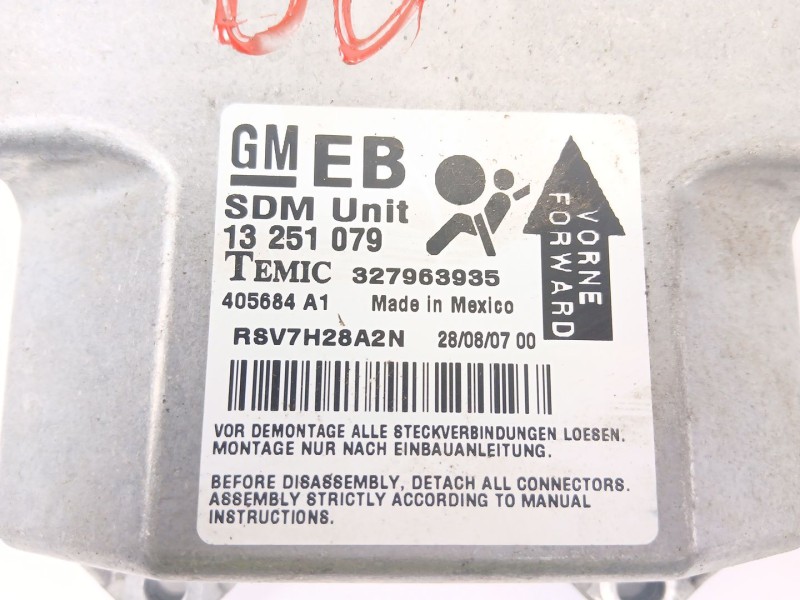 Recambio de centralita airbag para opel astra h gtc (a04) 1.8 (l08) referencia OEM IAM 13251079  