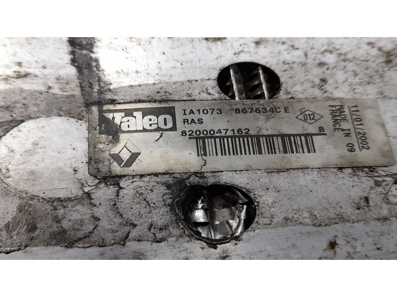 Recambio de intercooler para renault scenic i (ja..) 1.9 dci (ja05, ja1f) referencia OEM IAM 8200047162  