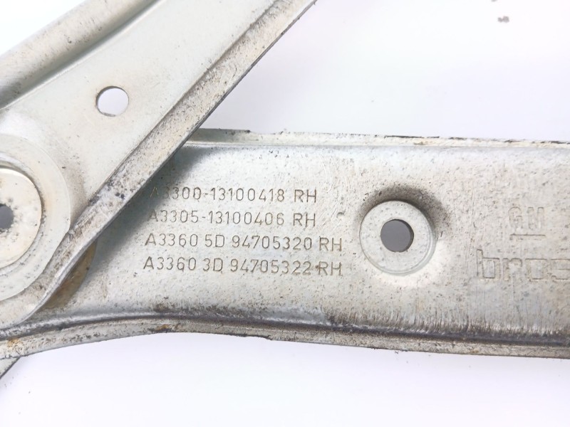Recambio de elevalunas delantero derecho para opel astra h gtc (a04) 1.8 (l08) referencia OEM IAM 13101479  
