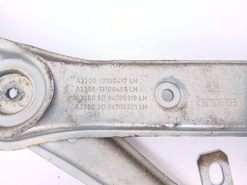 Recambio de elevalunas delantero izquierdo para opel astra h gtc (a04) 1.8 (l08) referencia OEM IAM 13100417  