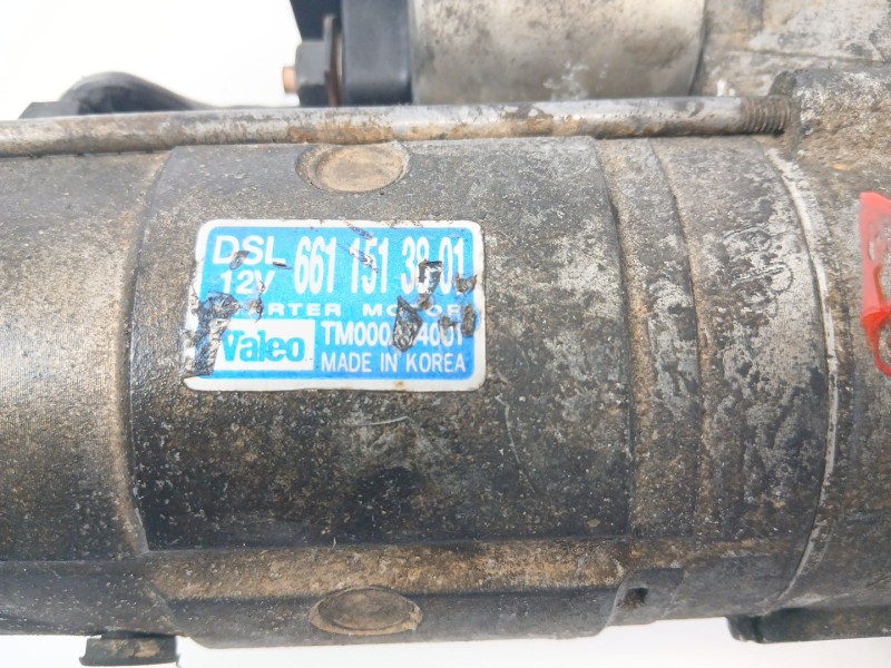 Recambio de motor arranque para ssangyong rodius i 2.7 xdi referencia OEM IAM 6611513801  