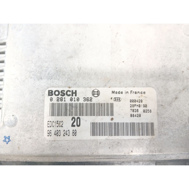 Recambio de centralita motor uce para citroën xsara (n1) 2.0 hdi 90 referencia OEM IAM N6A2X  