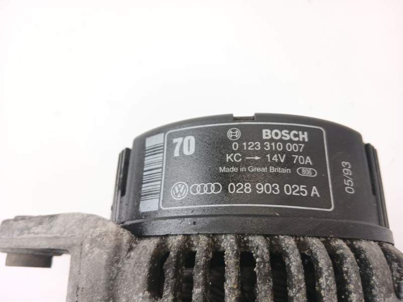 Recambio de alternador para audi 80 b4 sedán (8c2) 1.9 tdi referencia OEM IAM 028903025  