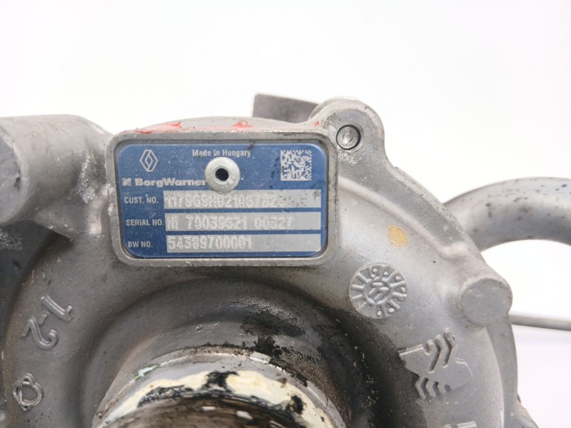Recambio de turbocompresor para nissan qashqai i van (j10) 1.6 dci referencia OEM IAM 54389700001 54431014763 