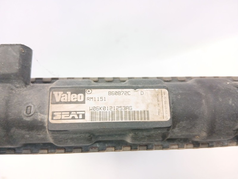 Recambio de radiador agua para seat ibiza ii (6k1) 1.9 sdi referencia OEM IAM 860872C  